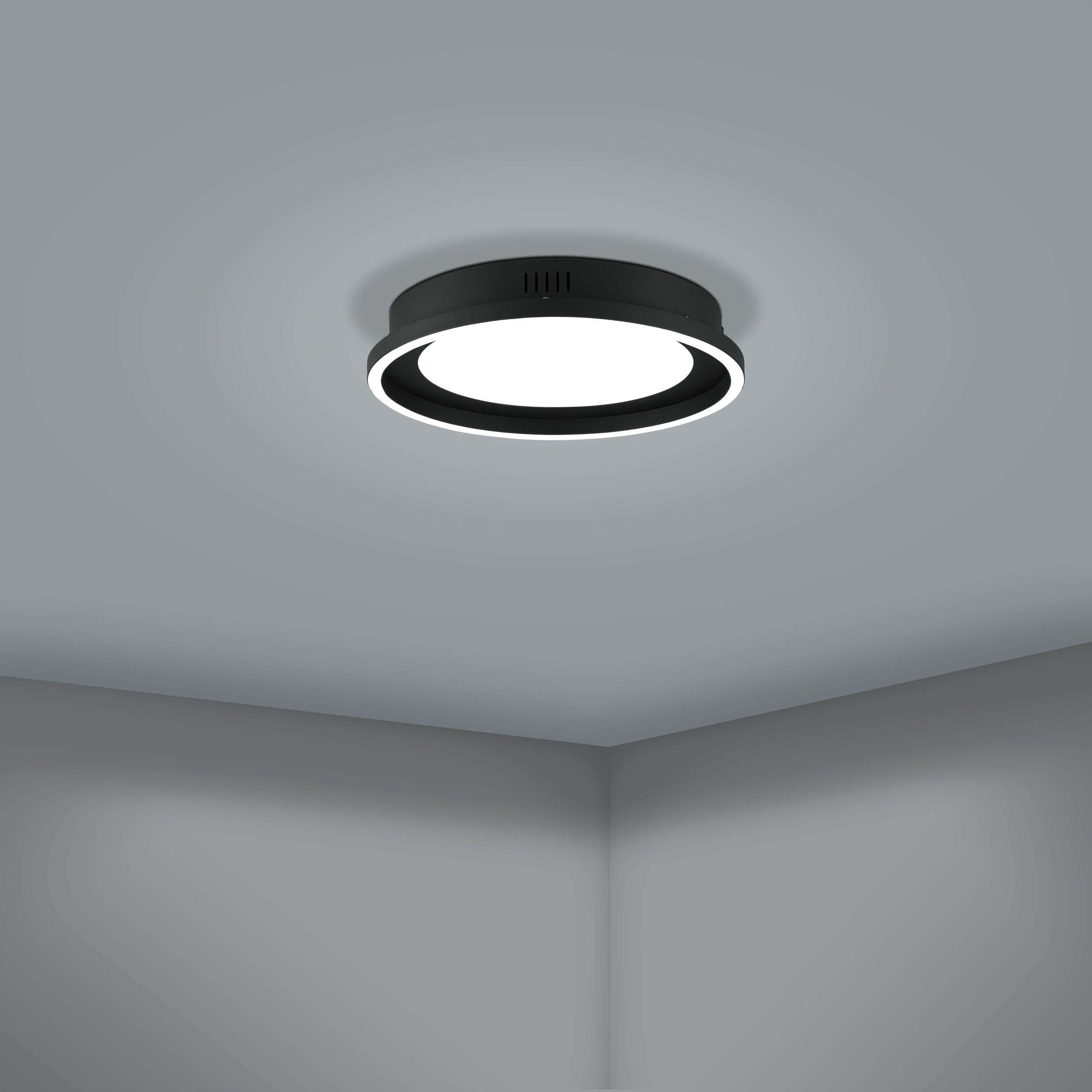 eglo-calagrano-led-deckenleuchte-rund-38-cm-schwarz-dimmbar-mit-fernbedienung image 2