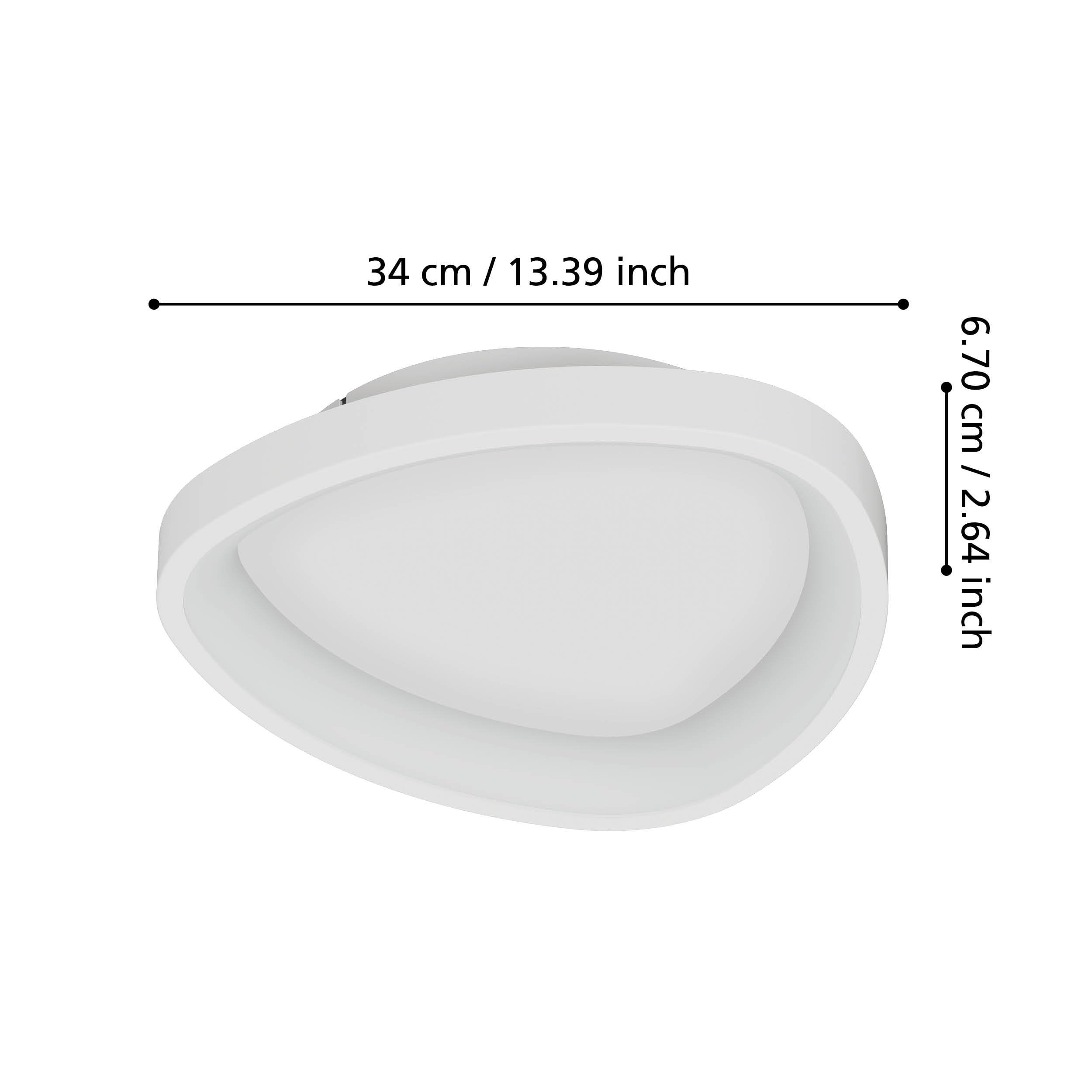eglo-moggiona-led-deckenlampe-35-cm-mit-fernbedienung-wei-dimmbar-cct image 7