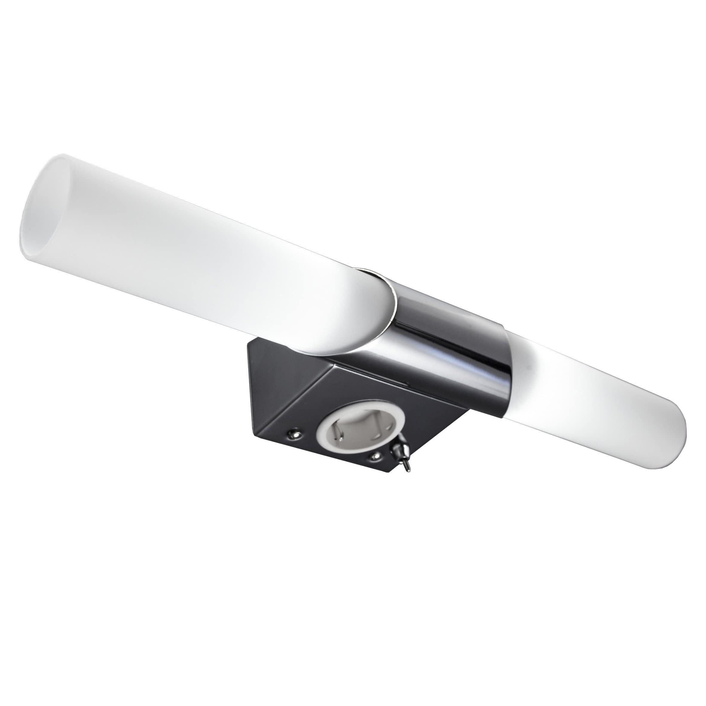 briloner-b-k-licht-spiegelleuchte-bad-chrom-44-5-cm-mit-steckdose-e14 image 1