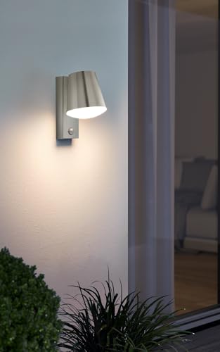 eglo-caldiero-au-en-wandlampe-mit-bewegungssensor-edelstahl-silber-wei-e27-ip44 image 7
