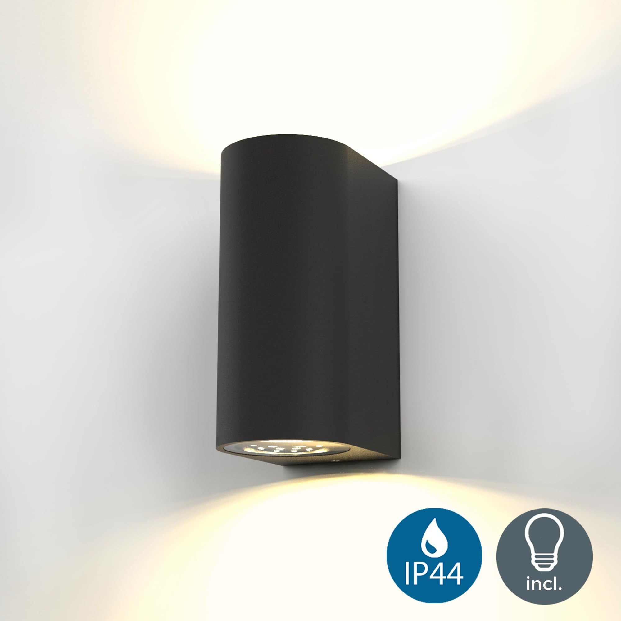 briloner-b-k-licht-wandlampe-au-en-gu10-up-down-schwarz-15-1x6-7x9-2-cm-warmwei image 2