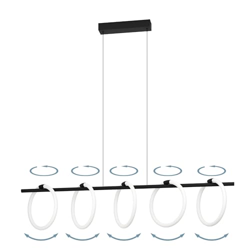 eglo-caranacoa-5-flammige-led-h-ngelampe-schwarz-wei-117-cm image 8