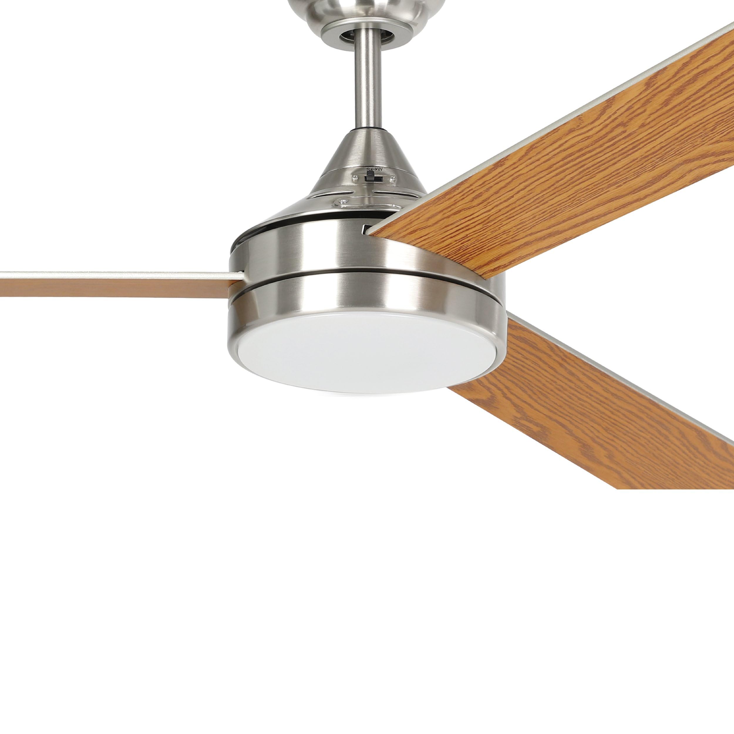 eglo-sesimbra-deckenventilator-mit-licht-132-cm-nickel-3-flammig-dimmbar image 6