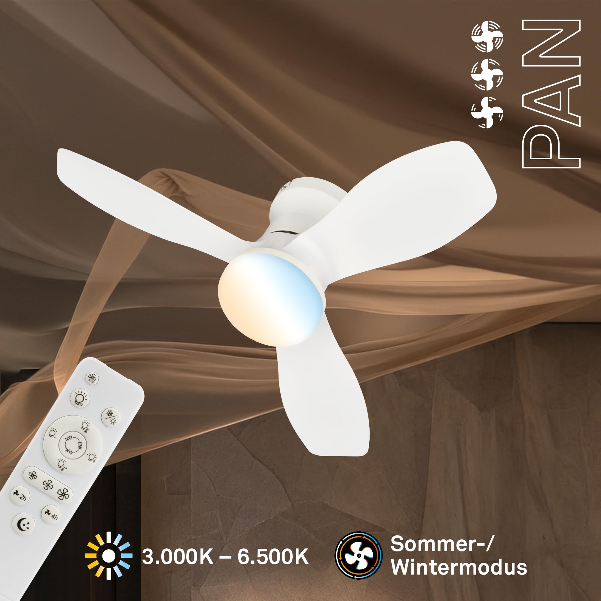 briloner-led-deckenventilator-mit-beleuchtung-wei-60cm-dc-dimmbar-cct image 2
