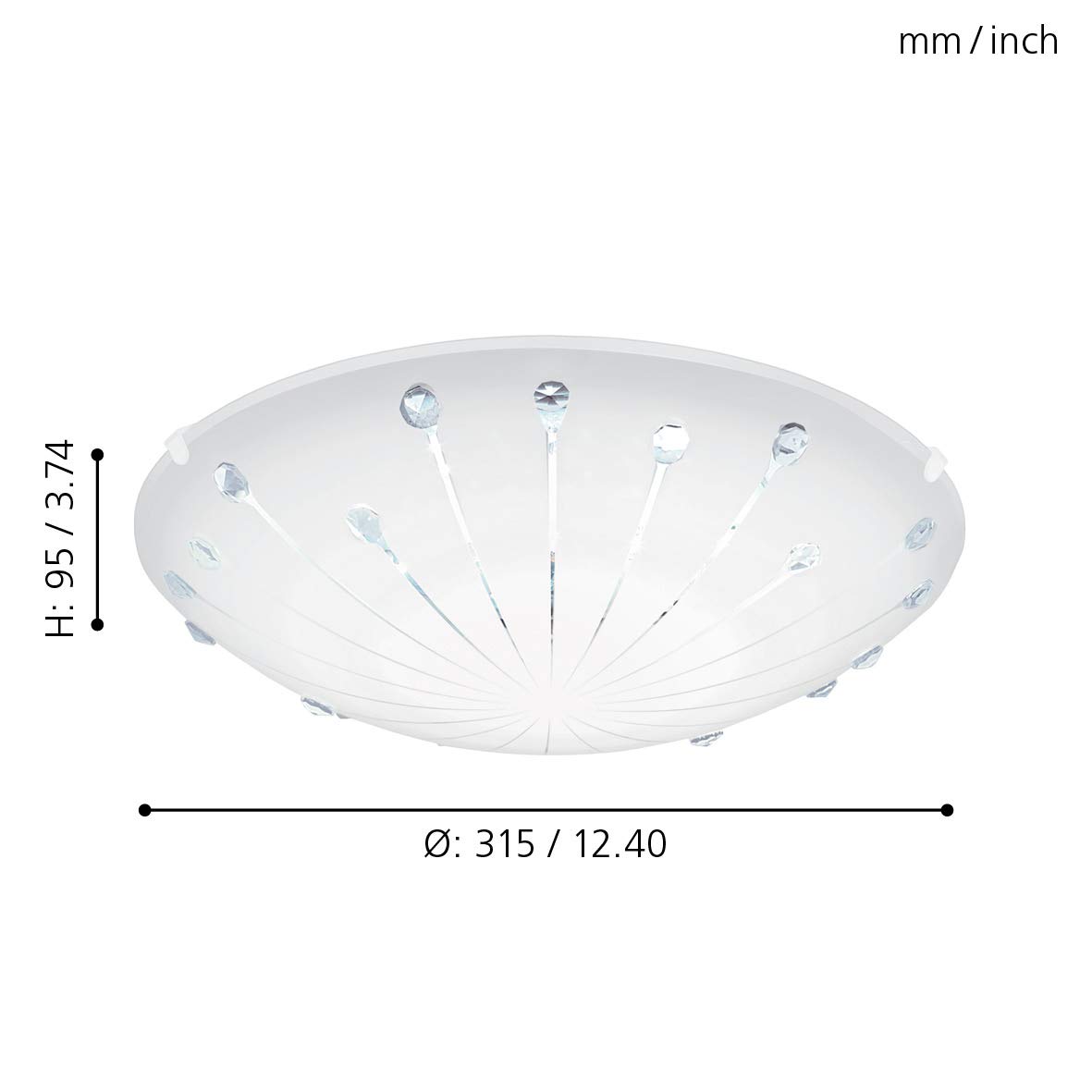 eglo-margitta-1-led-deckenleuchte-31-5-cm-wei-kristall image 4