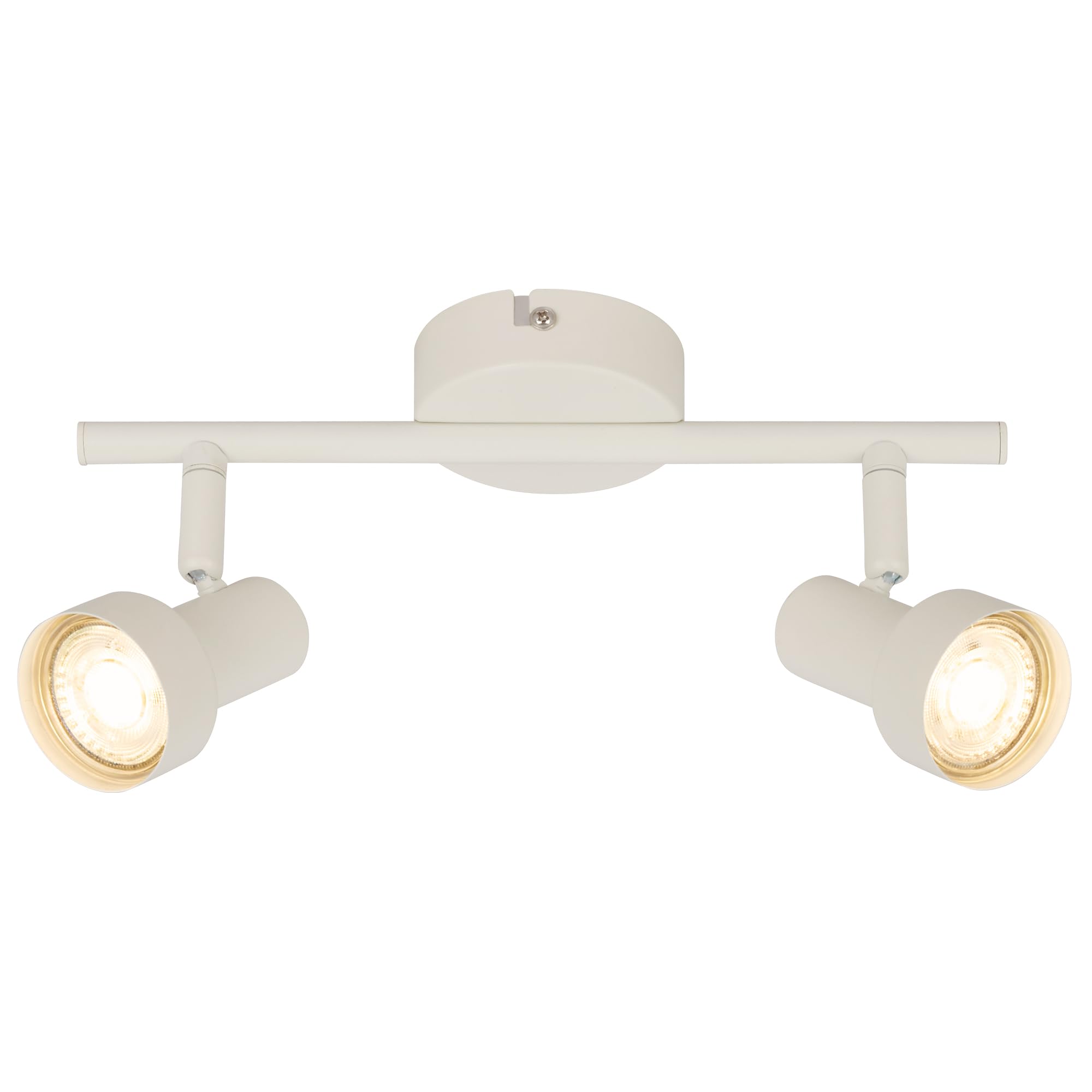 briloner-deckenlampe-schwenkbar-2-flammig-gu10-deckenstrahler-altwei-27-5-cm image 1