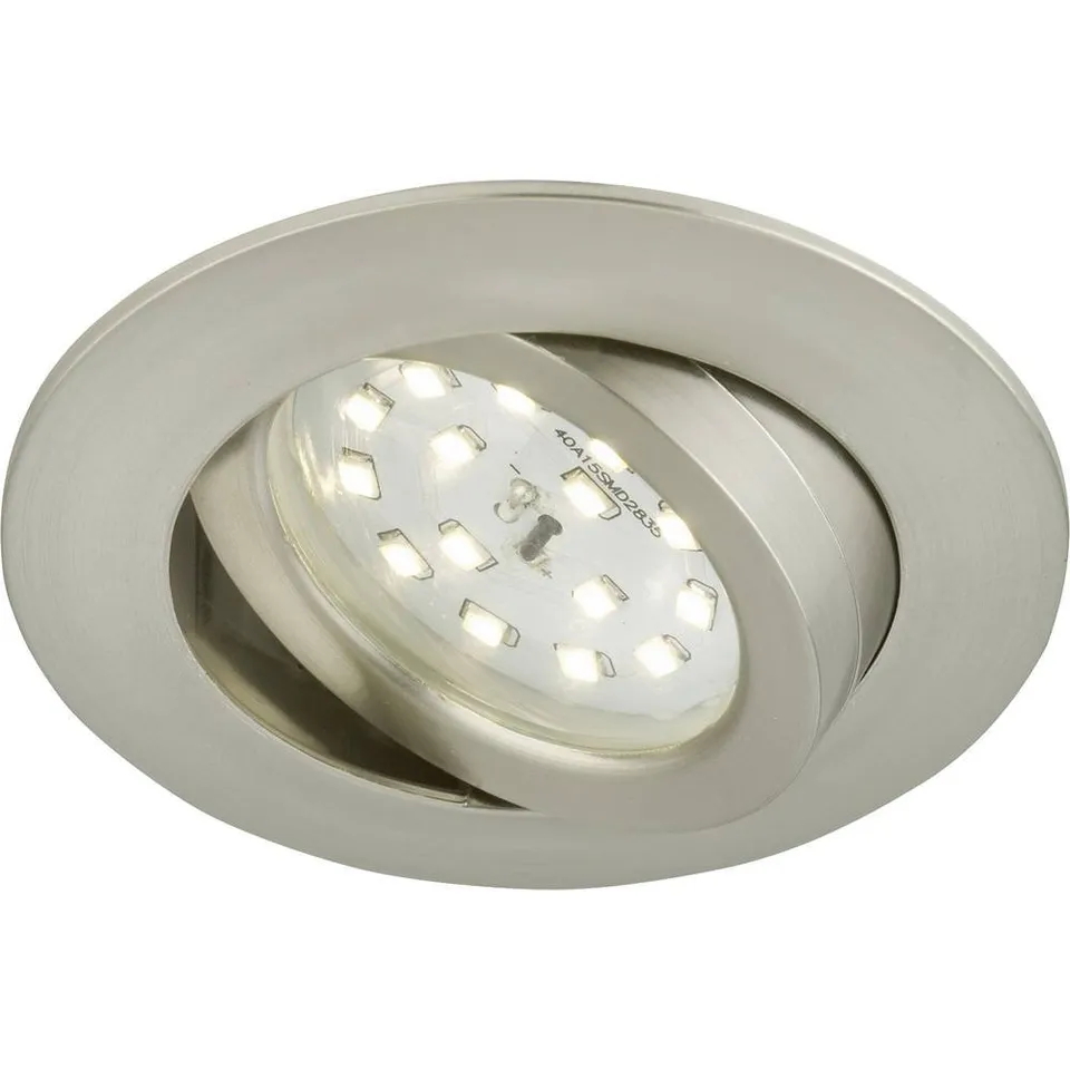 briloner-led-einbaustrahler-set-rund-schwenkbar-230v-5w-wei image 1