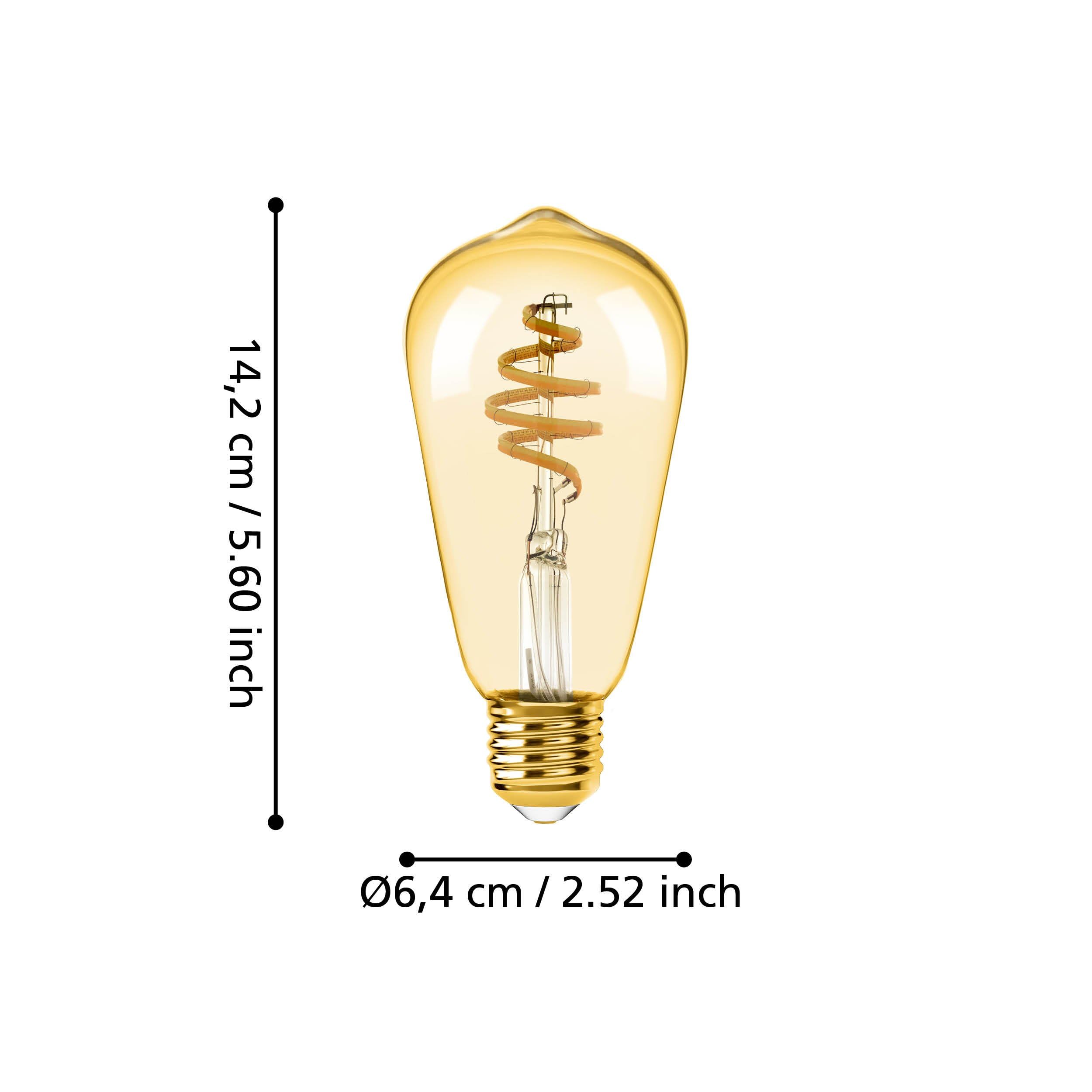 eglo-connect-z-smart-home-led-e27-st64-vintage-amber-7w-806-lumen image 3