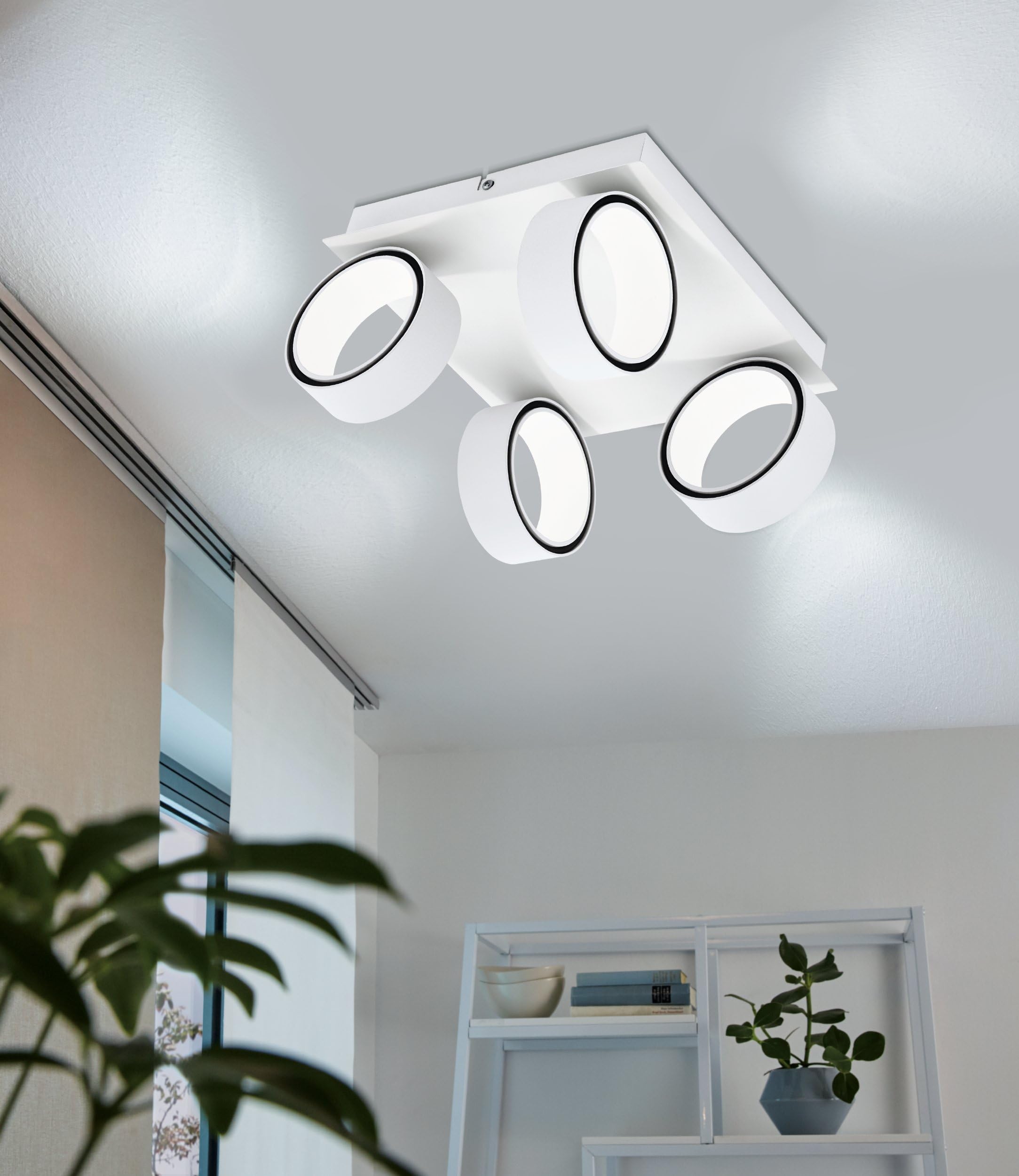 eglo-albariza-led-deckenspot-4-flammig-wei-25x25-cm-warmwei image 3