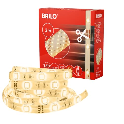 briloner-led-strip-3m-mit-fernbedienung-warmwei-selbstklebend image 3