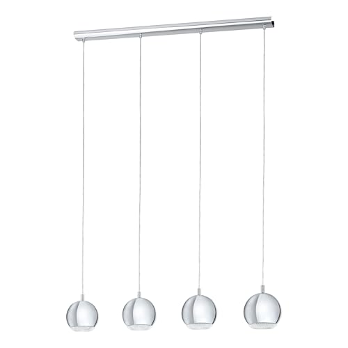 eglo-conessa-4-flammige-led-pendelleuchte-gu10-chrom-klar-101-cm image 7
