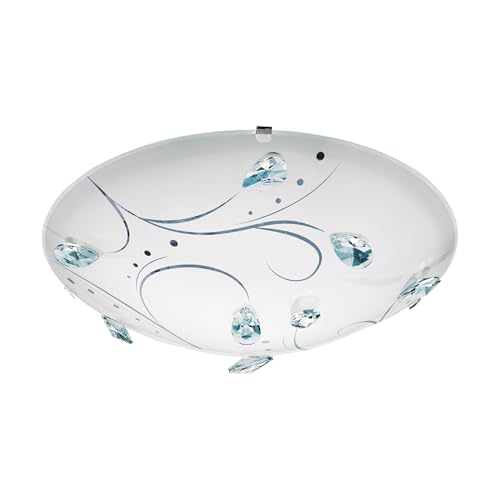 eglo-sorrenta-1-led-deckenleuchte-klassisch-wei-mit-kristallen-31-5-cm image 5