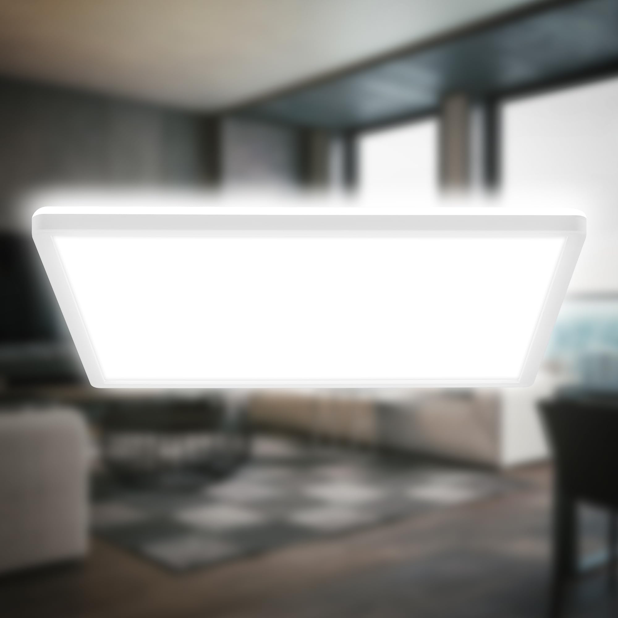 b-k-licht-led-panel-deckenleuchte-eckig-42x42-cm-wei-mit-hintergrundlicht image 1