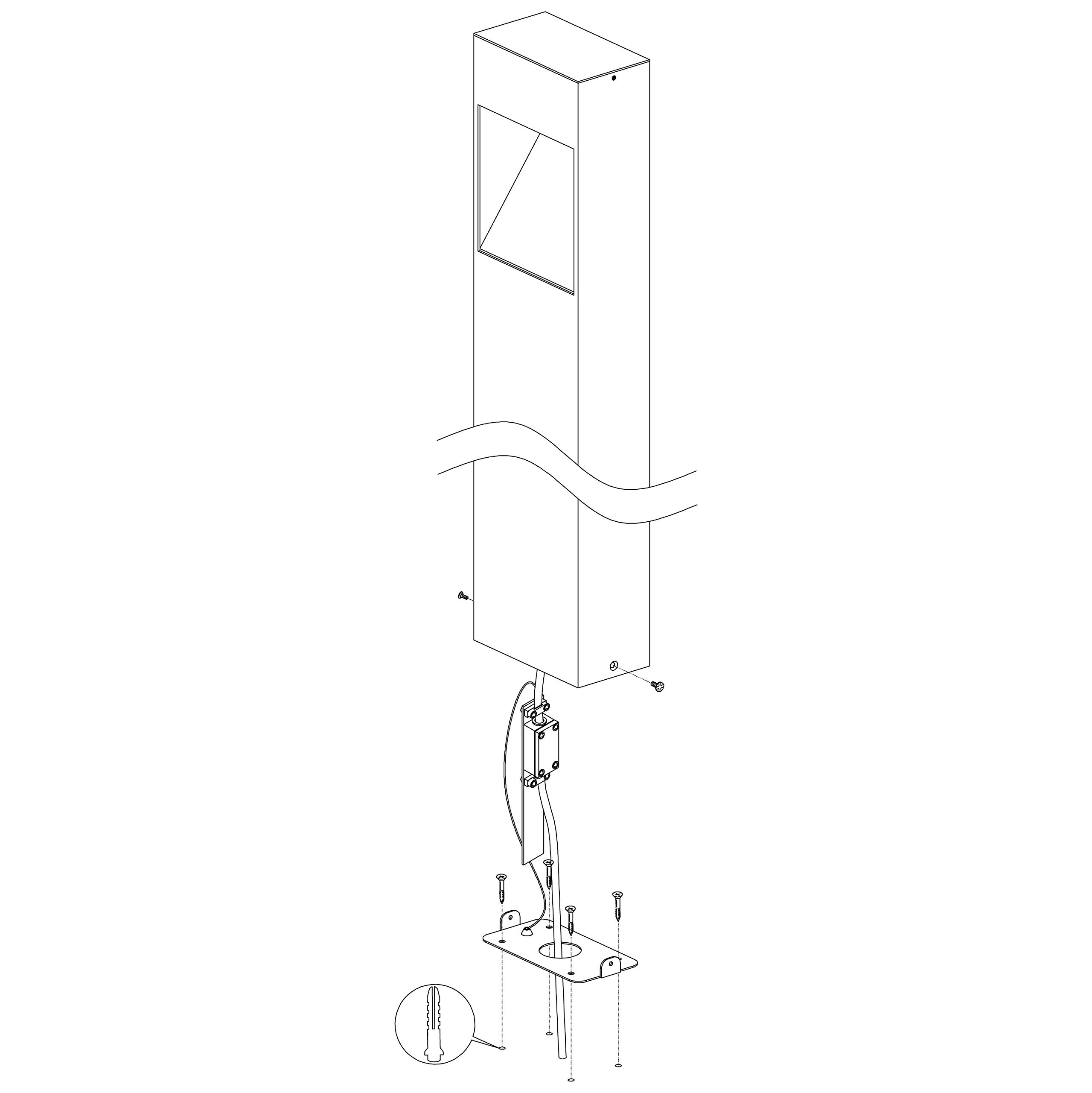 eglo-manfria-led-au-en-sockellampe-38-cm-anthrazit-aluminium-10w-1000lm-ip44 image 6