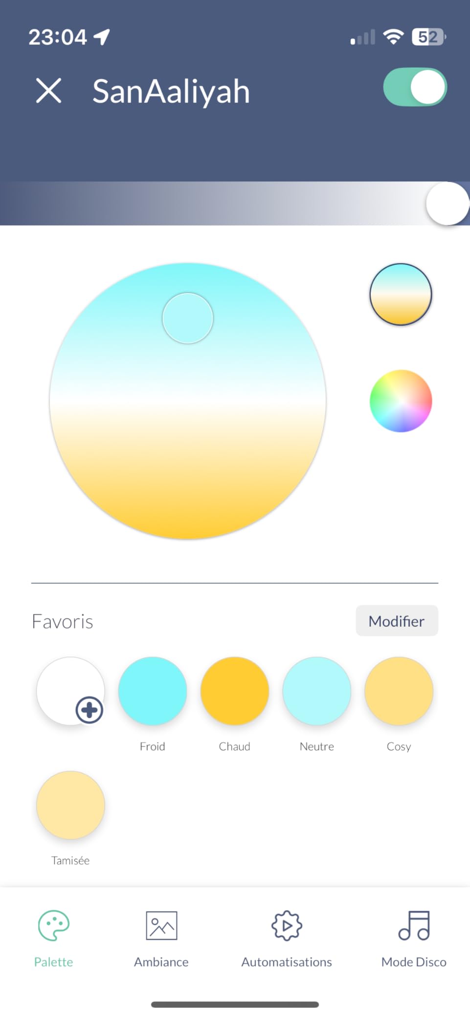 Gutes Licht, App etwas fummelig