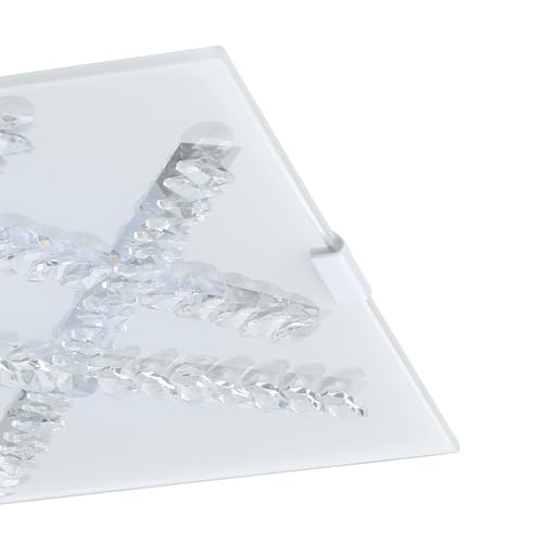 eglo-sorrenta-led-deckenlampe-29x29-cm-stahl-wei-glas-warmwei image 8