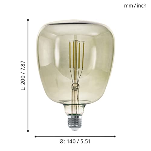 eglo-edison-vintage-e27-t140-smoky-dimmbar-14-cm-mid-size image 8