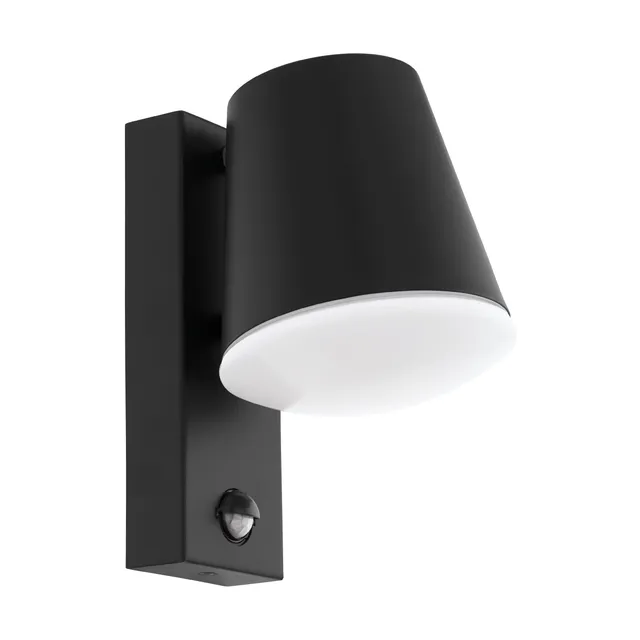 eglo-caldiero-au-en-wandlampe-mit-bewegungssensor-anthrazit-wei-e27-ip44 image 1