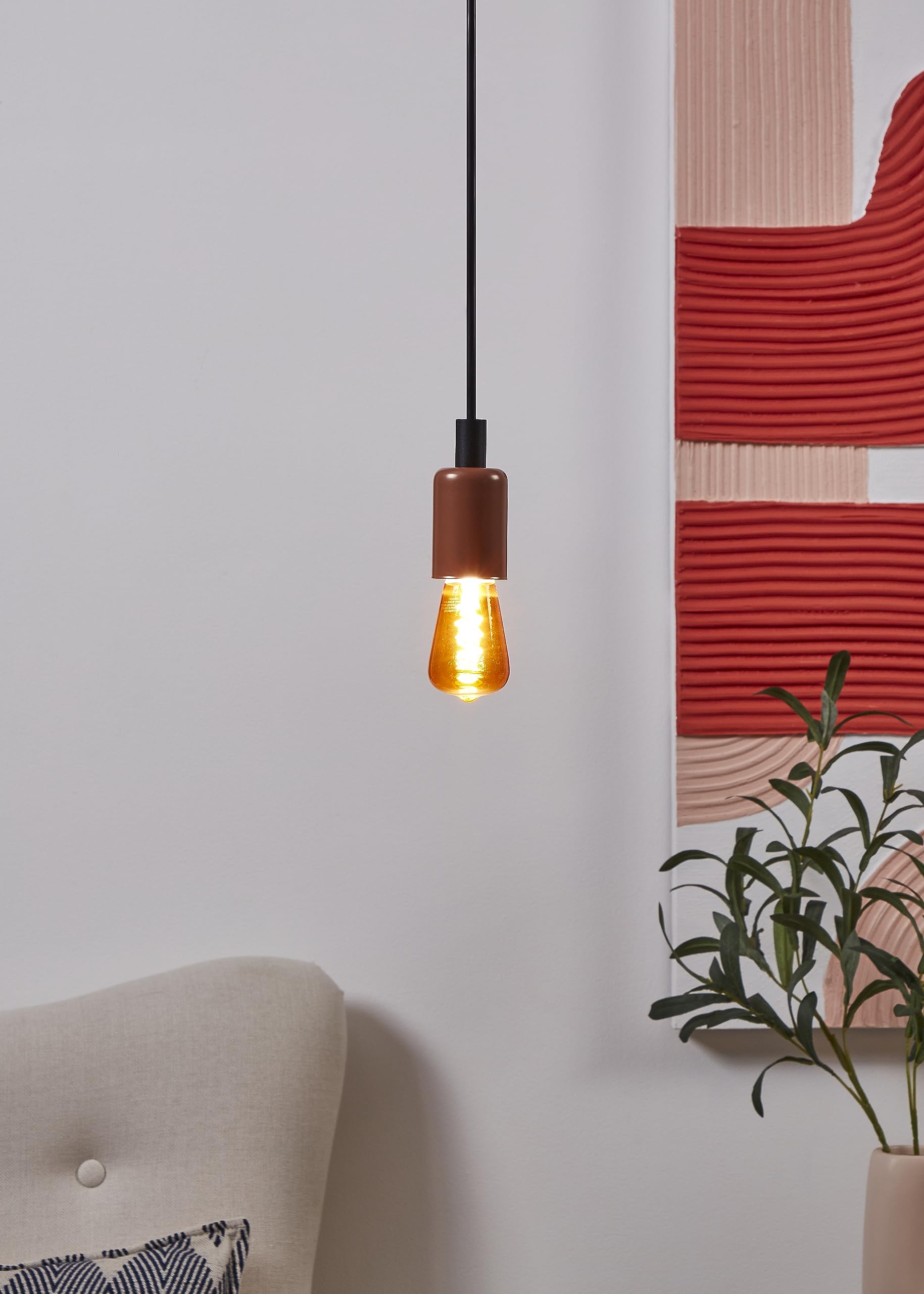 eglo-spiral-led-gl-hbirne-e27-st48-kupfer-vintage-4w-2000k image 6