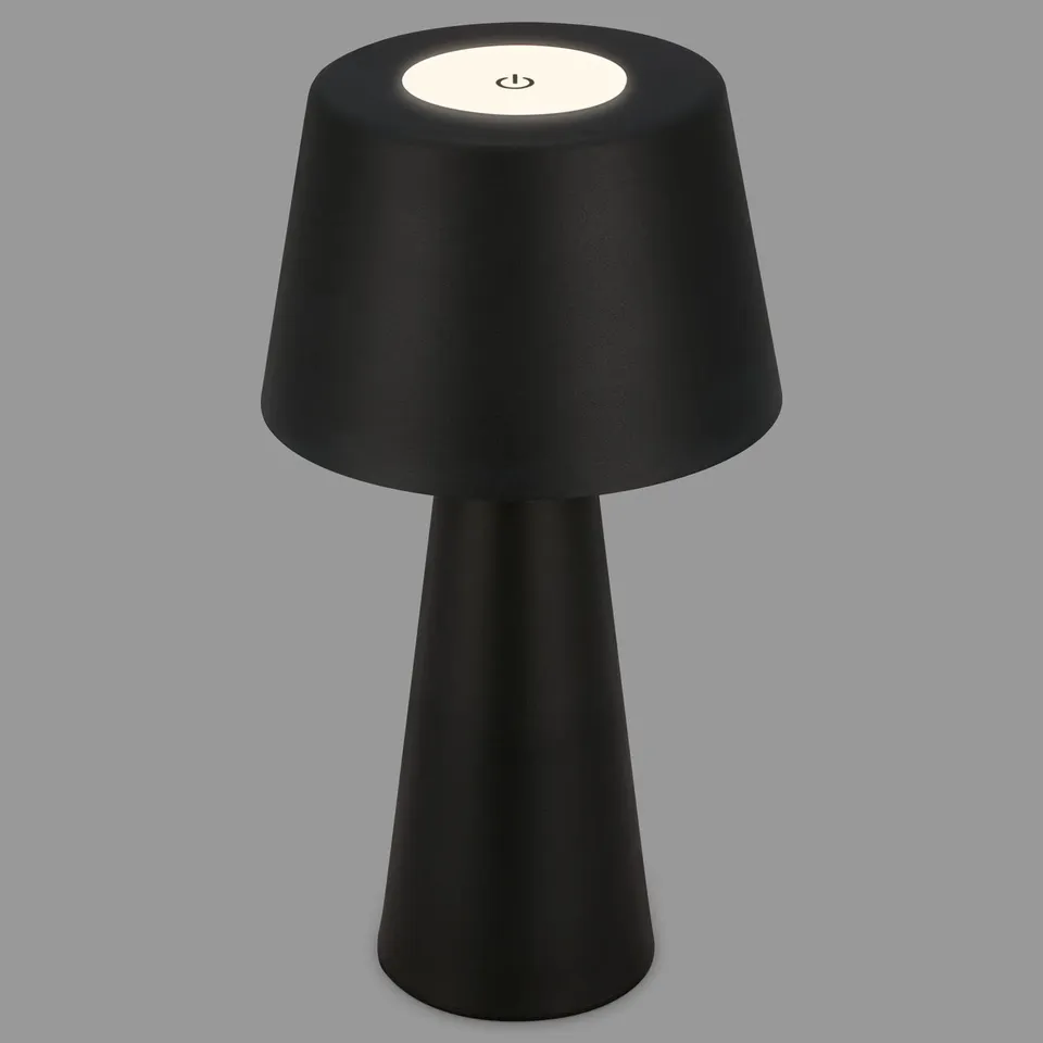 briloner-led-akku-tischleuchte-kabellos-schwarz-ip44 image 1