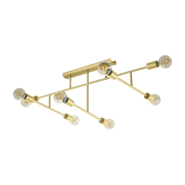 eglo-belsiana-1-deckenleuchte-8-flammig-messing-geb-rstet-e27-118-cm image 1