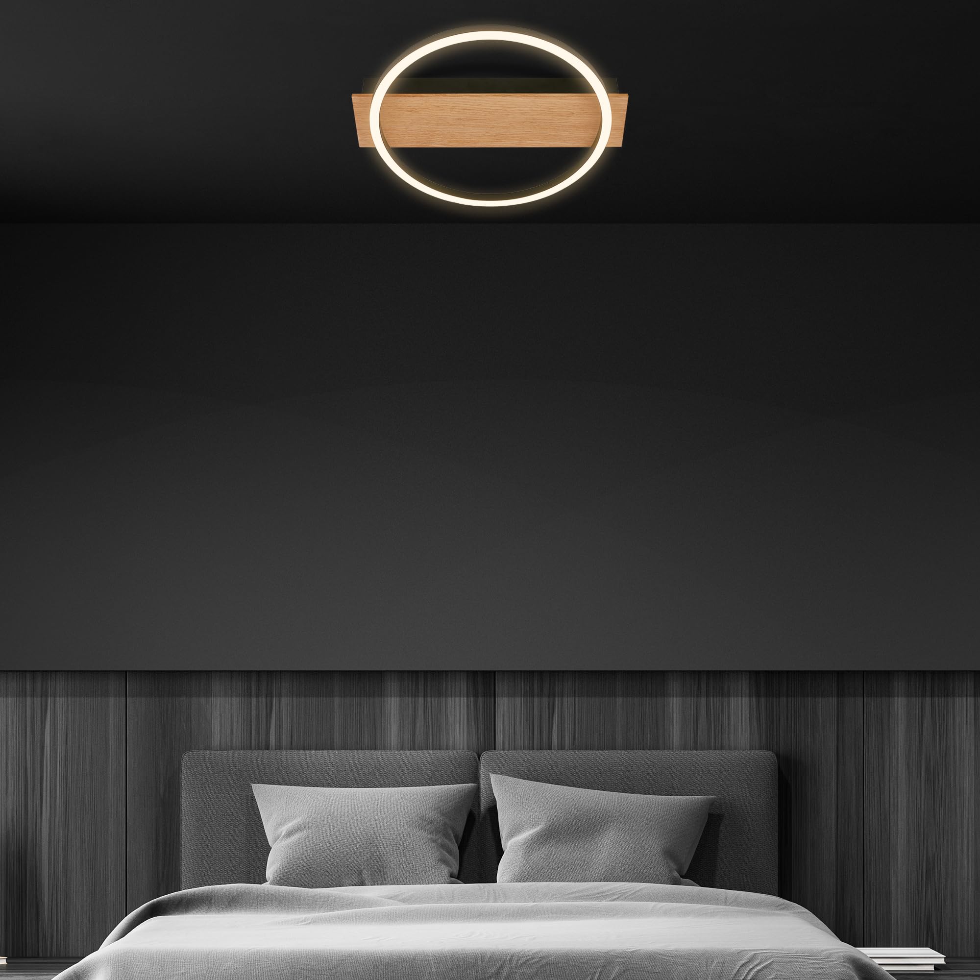 briloner-led-deckenlampe-rund-holzdekor-13w-1400lm-3000k-schwarz-holz image 5