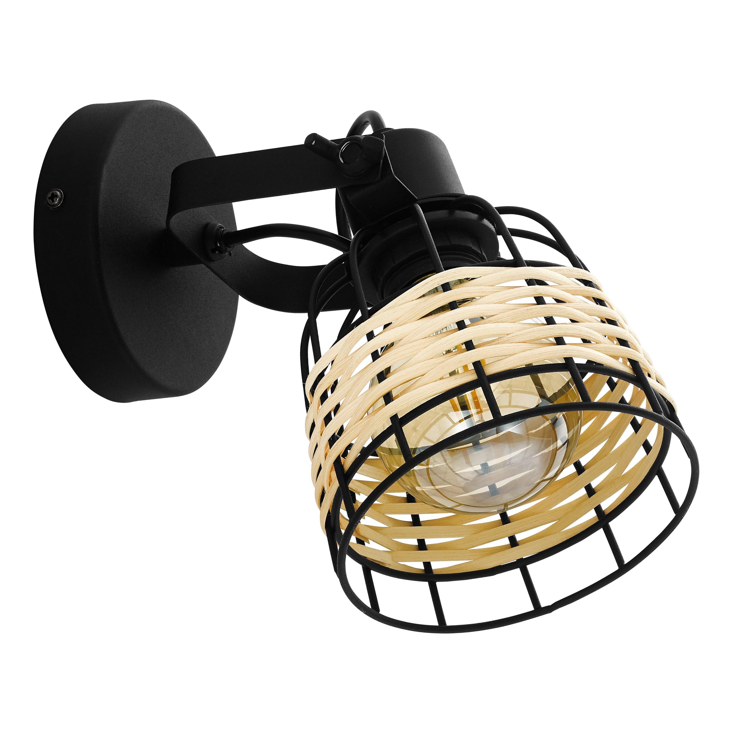 eglo-anwick-deckenlampe-vintage-boho-rattan-e27-38-cm image 7