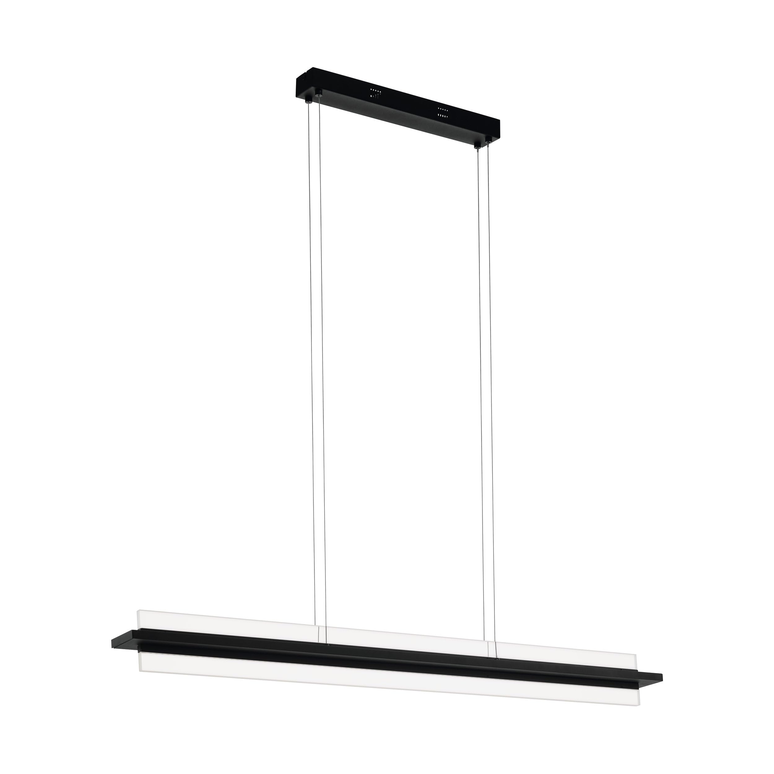 eglo-spadafora-led-pendelleuchte-2-flammig-h-ngelampe-dimmbar-schwarz-wei-klar-1 image 1