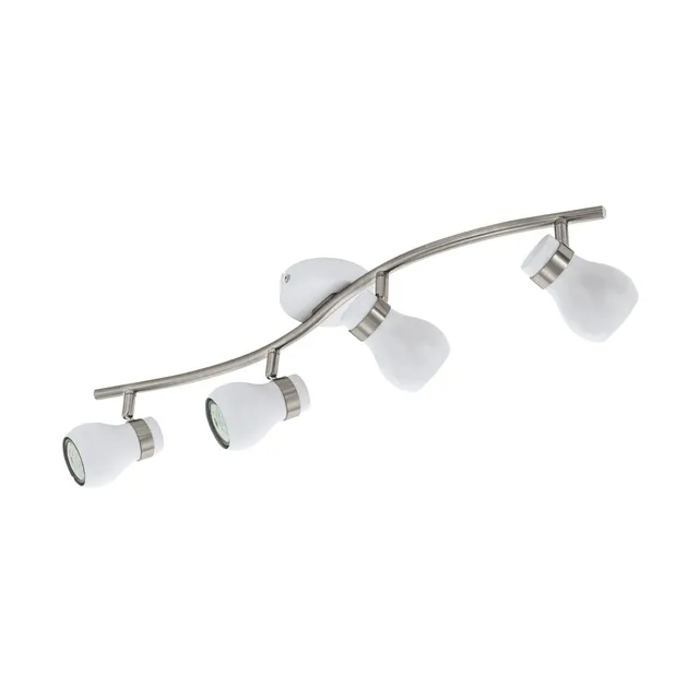 eglo-arboledas-deckenstrahler-4-flammig-65-cm-wei-nickel-matt-gu10 image 1