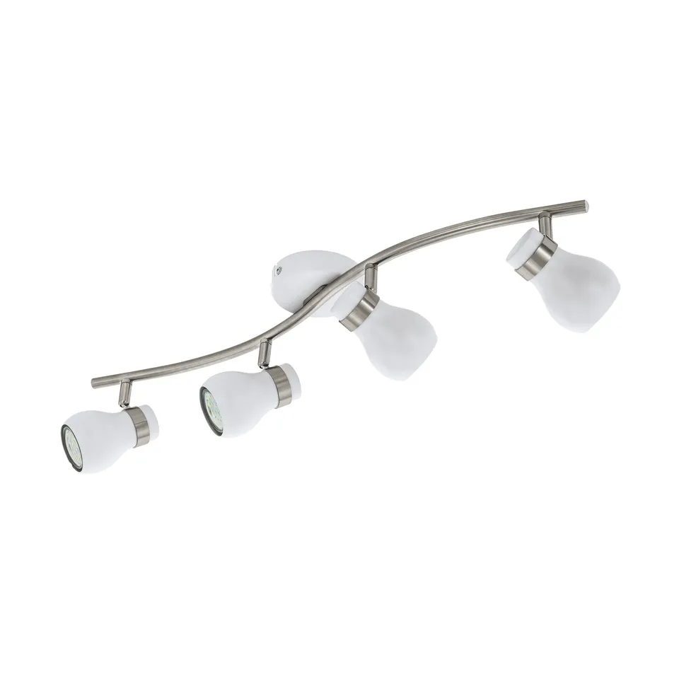 eglo-arboledas-deckenstrahler-4-flammig-65-cm-wei-nickel-matt-gu10 image 1