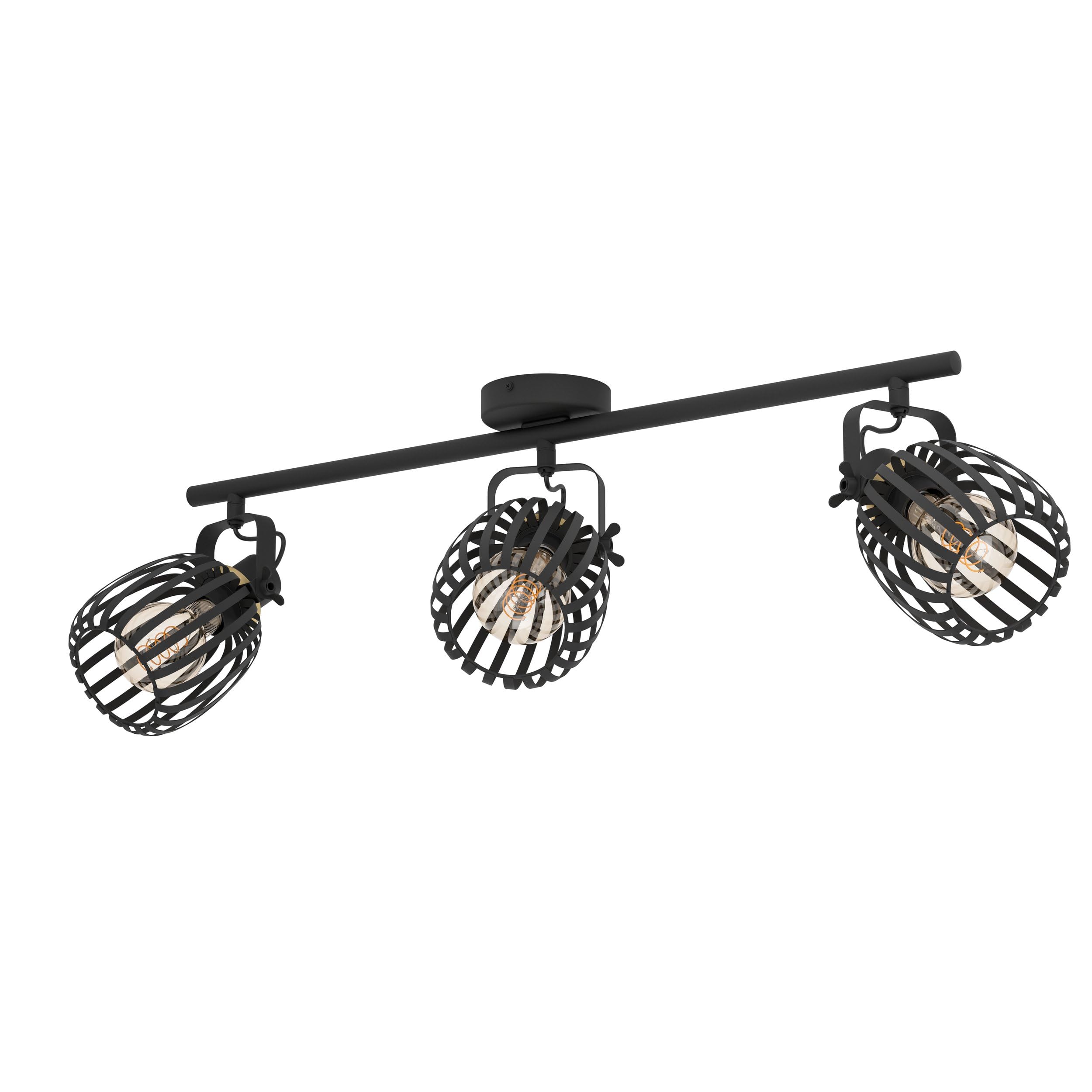 eglo-encinitos-deckenlampe-1-flammig-45-cm-schwarz-messing-e27 image 7