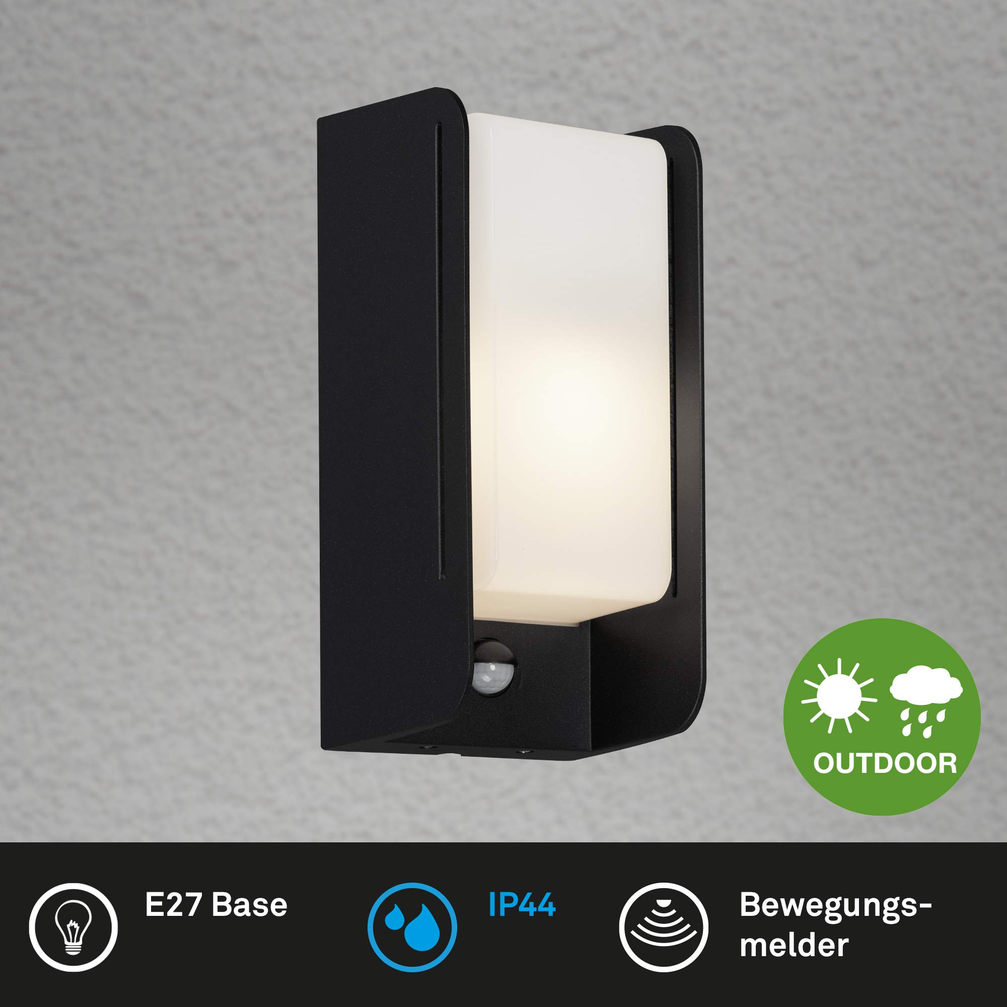 briloner-move-led-au-enwandleuchte-mit-bewegungsmelder-ip44-wei-schwarz-e27 image 2