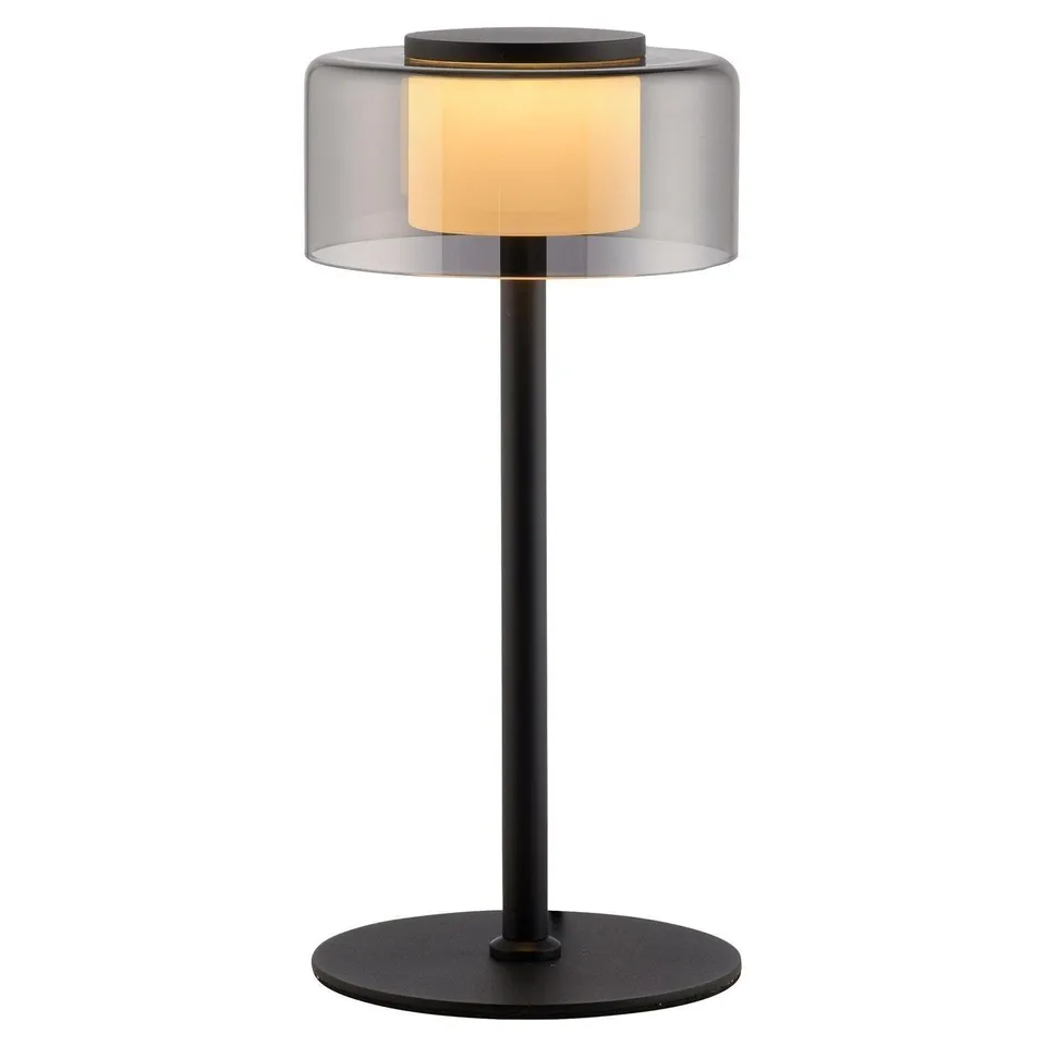 paul-neuhaus-rika-led-tischlampe-33-cm-metall-schwarz-glas-rauchfarben-dimmbar-t image 1