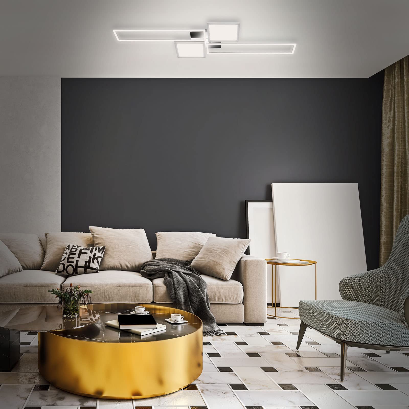 briloner-frame-led-deckenleuchte-schwenkbar-eckig-aluminium-mit-fernbedienung image 6