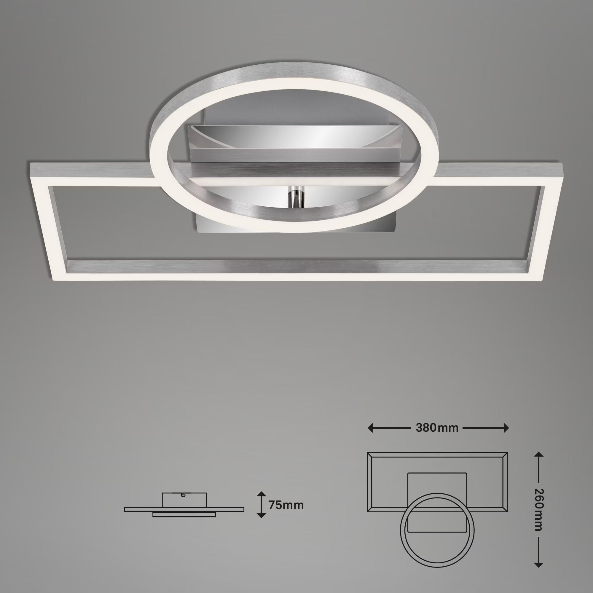 briloner-led-deckenleuchte-dimmbar-19-6w-1500lm-3000k-chrom-alu-380x310x75mm-mit image 6