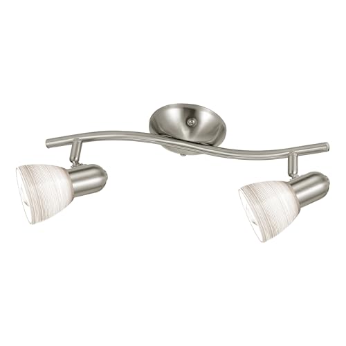 eglo-dakar-1-deckenlampe-2-flammig-e14-nickel-matt-milchglas-37-cm image 4