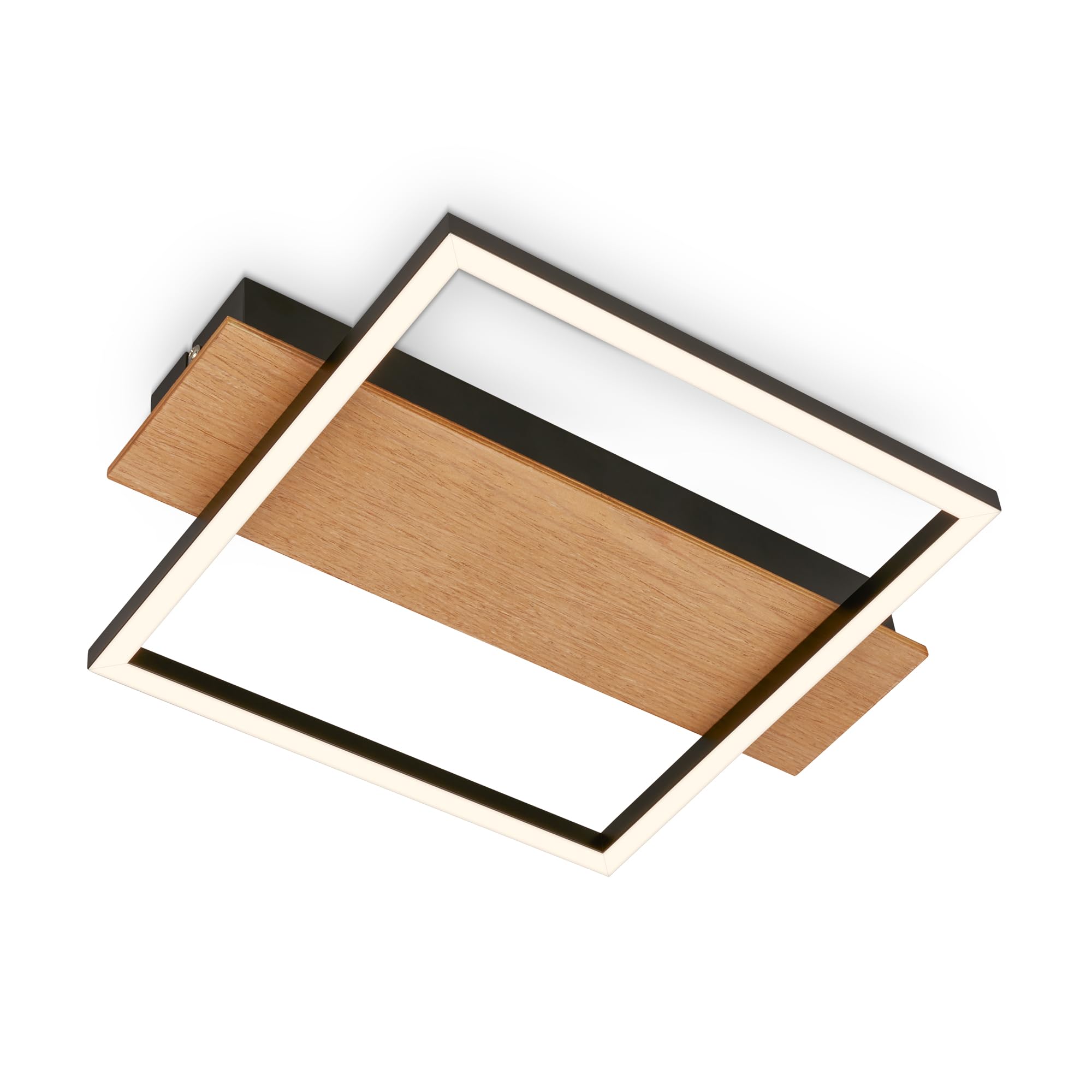 briloner-led-deckenlampe-rund-holzdekor-13w-1400lm-3000k-schwarz-holz image 7