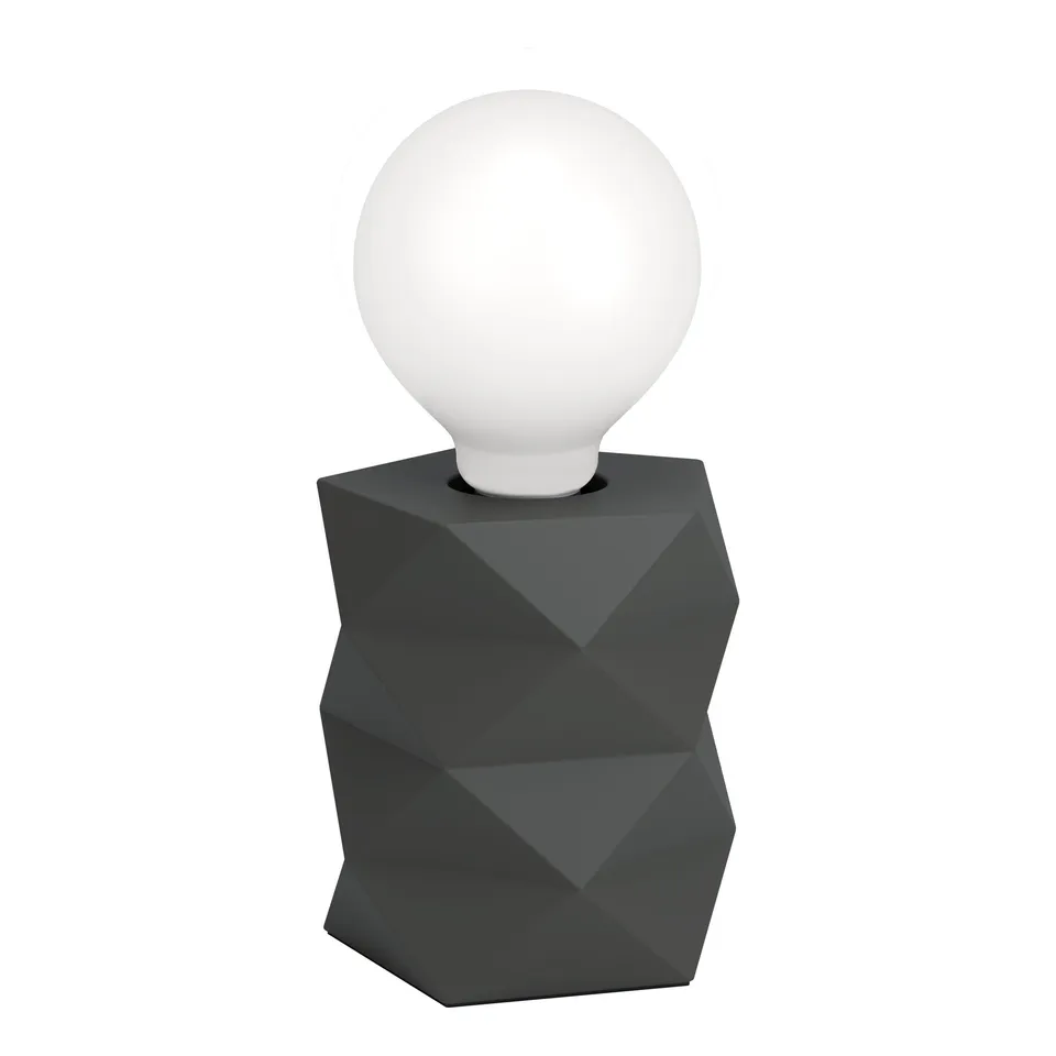 eglo-swarby-tischlampe-e27-zement-grau-industrial image 1