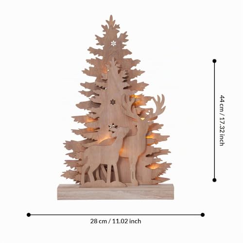 eglo-weihnachts-silhouette-led-weihnachtsdeko-holz-wald-44-cm image 6