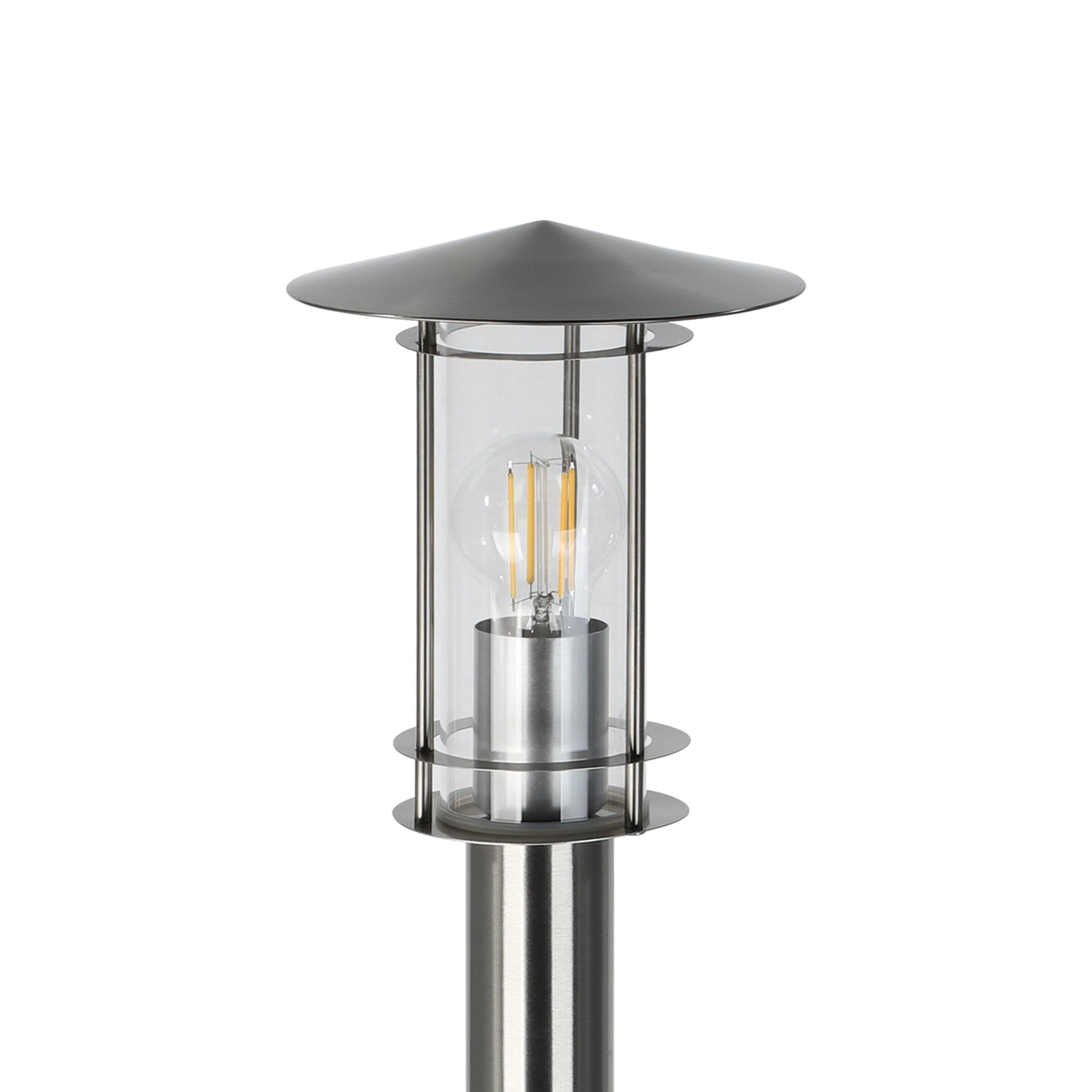 eglo-lisio-au-en-wegelampe-100-cm-e27-ip44-edelstahl-silber-glas-transparent image 5