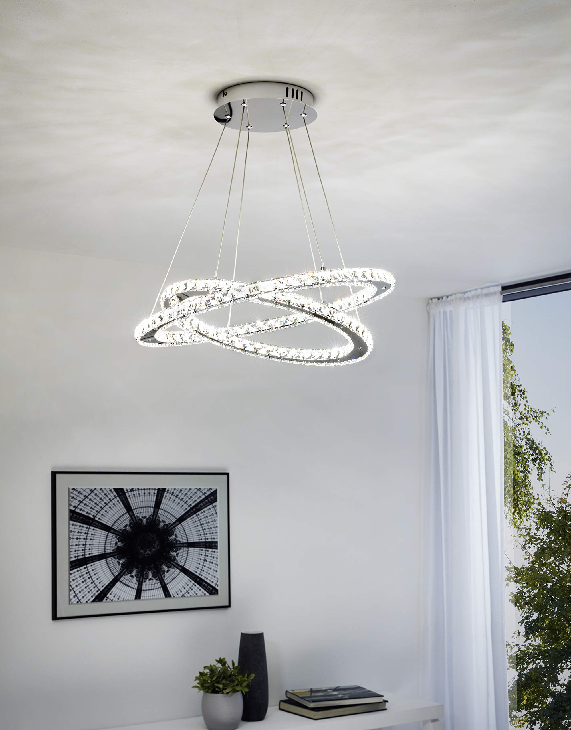 eglo-varrazo-led-pendelleuchte-2-flammig-chrom-kristall-55-cm-neutralwei image 2