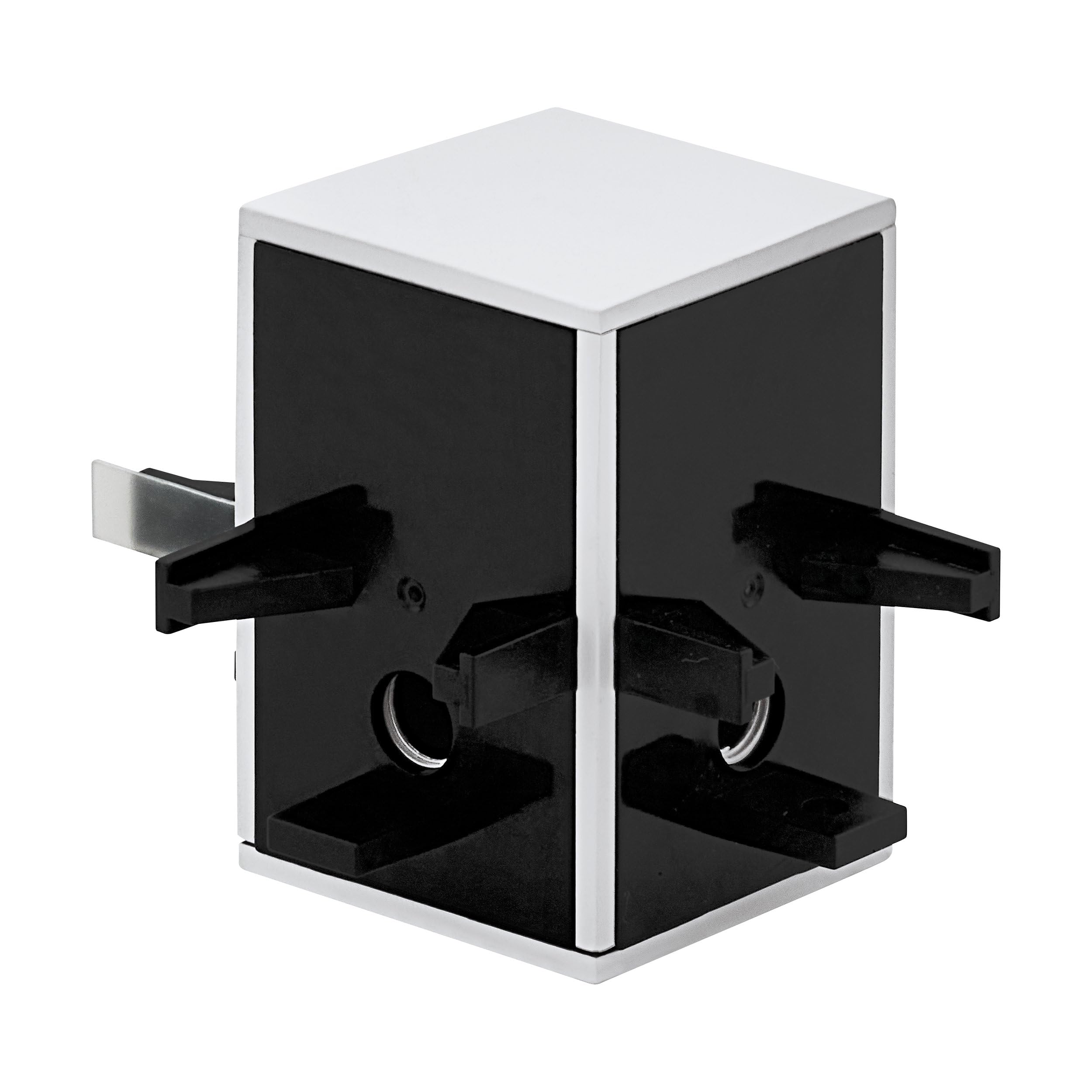 eglo-track-pro-tp-cube-connector-4-wege-verbinder-schwarz-wei-6-1-cm image 1