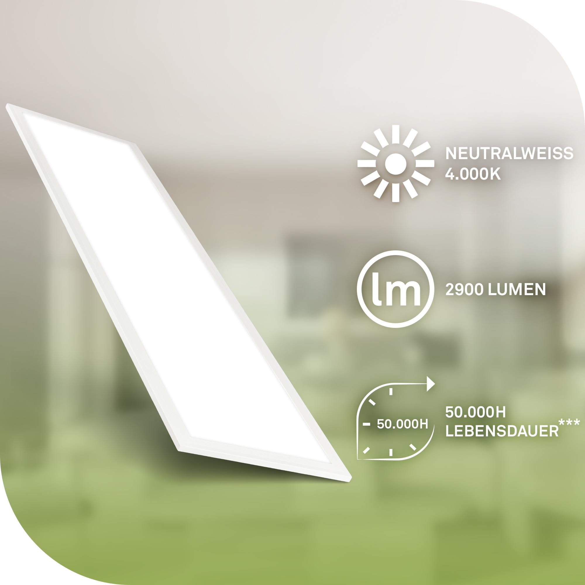 briloner-led-deckenpanel-100x25-cm-wei-13-8w-neutralwei-eek-a image 2