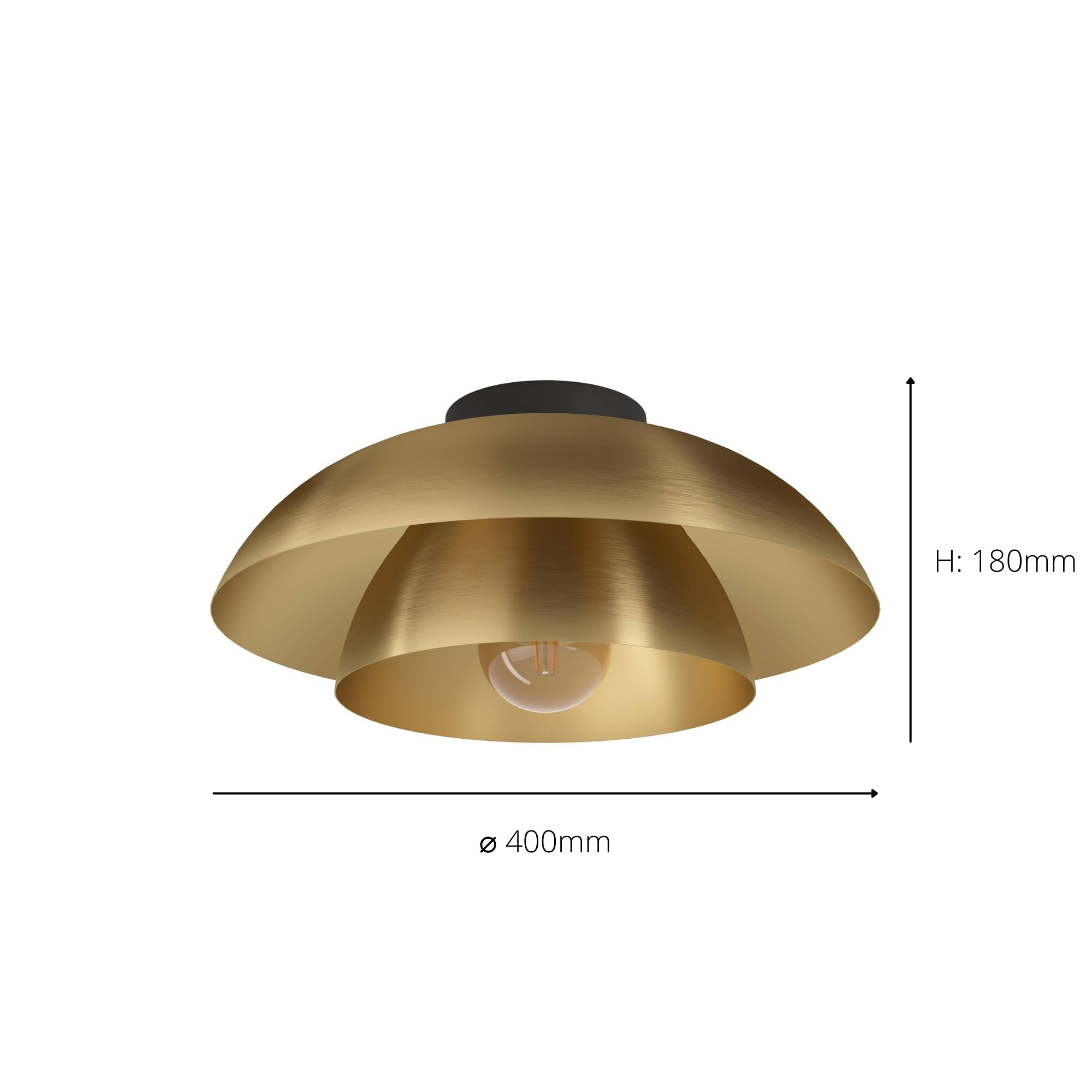 eglo-cenciara-deckenleuchte-messing-geb-rstet-gold-40-cm-e27 image 4