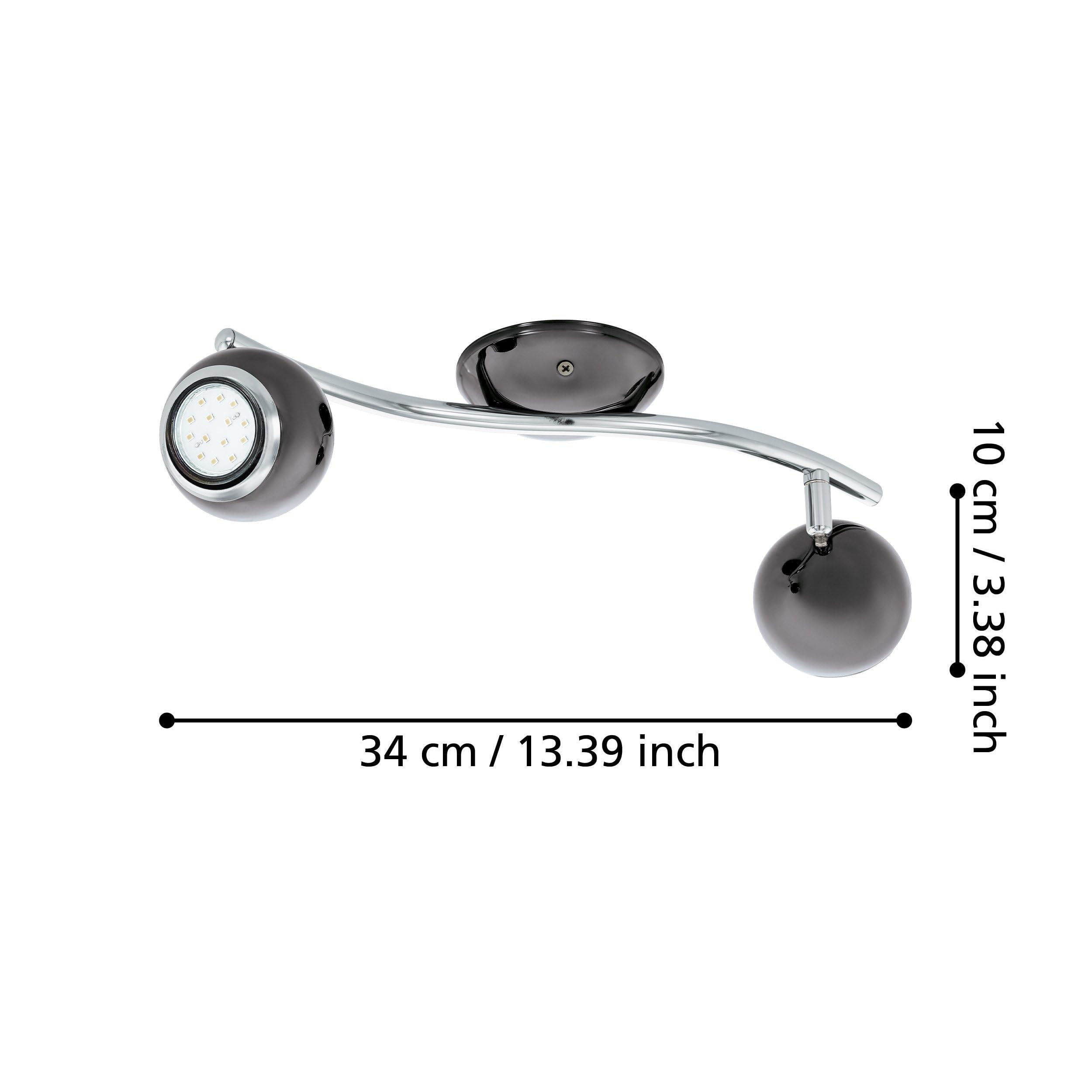 eglo-bimeda-2-flammige-led-deckenleuchte-deckenstrahler-nickel-nero-chrom-gu10-i image 6