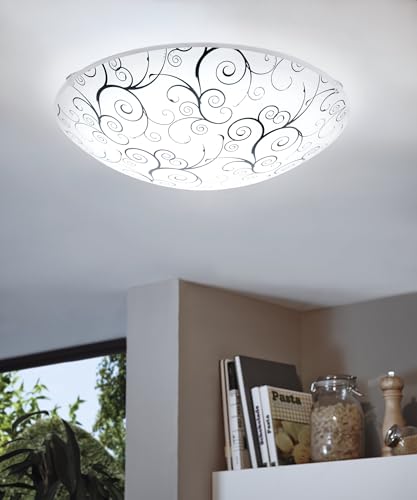 eglo-margitta-1-led-deckenleuchte-rund-31-5-cm-wei-schwarz image 6