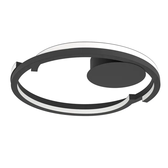 eglo-mezzomonte-led-deckenleuchte-ring-48-cm-schwarz-cct-dimmbar image 1