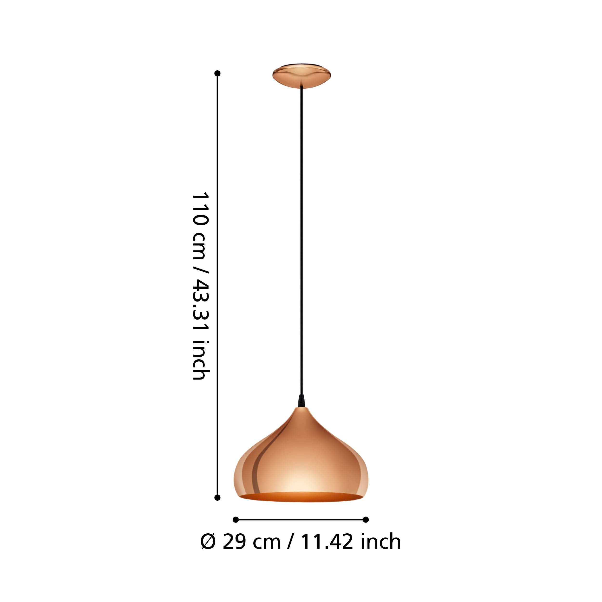 eglo-hapton-pendelleuchte-industrial-kupfer-e27-29-cm image 8