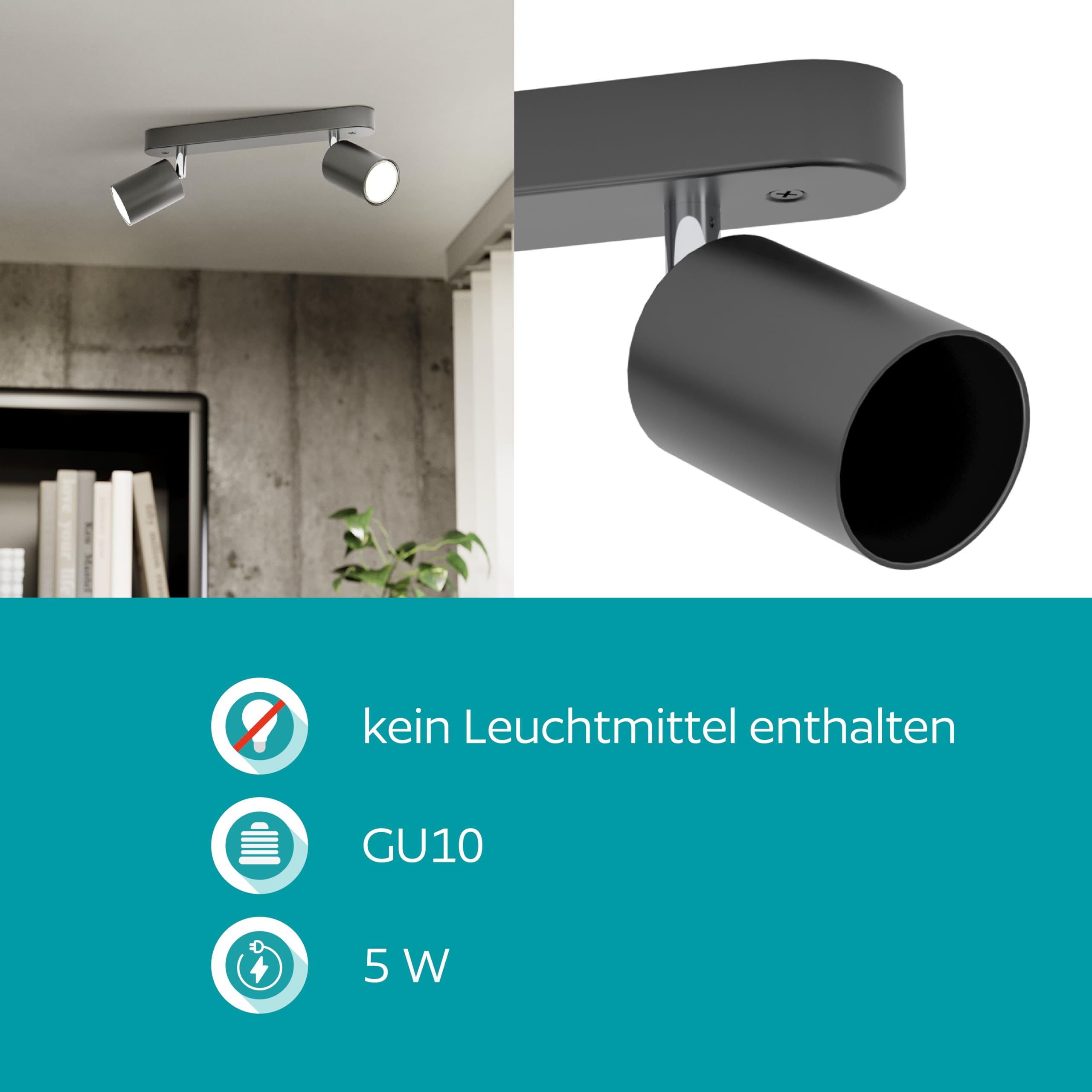 eglo-reciso-e-deckenstrahler-2-flammig-schwarz-gu10-ohne-leuchtmittel image 4
