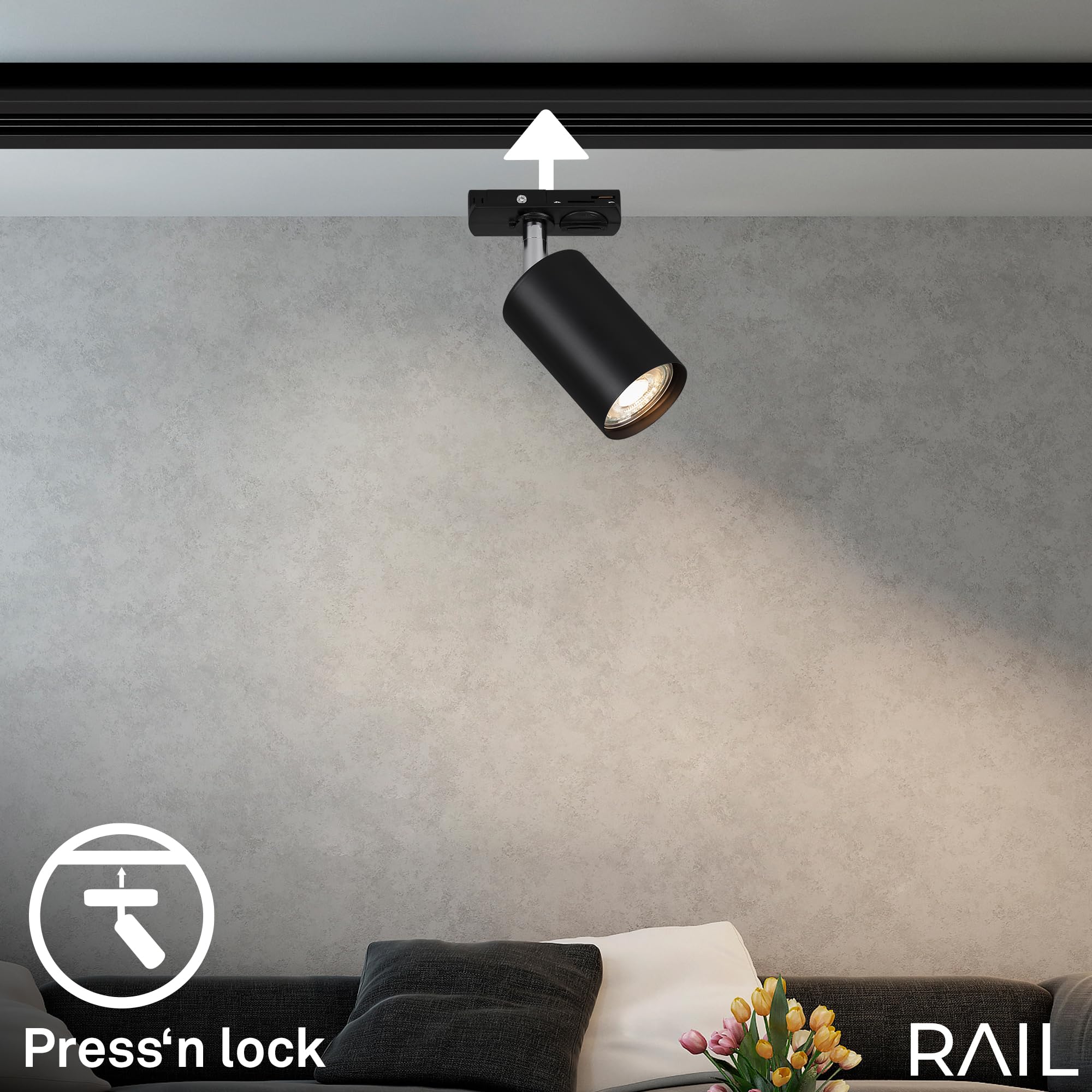 briloner-schienensystem-rail-spotlight-gu10-schwenkbar-schwarz image 6
